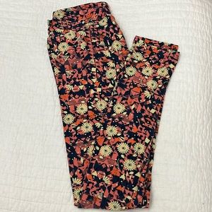 LuLaroe OS Floral Leggings